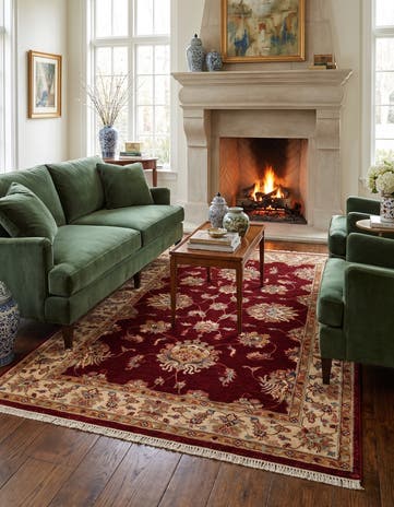 4' 3 x 6' Hand Knotted Ariana Ziegler Rug