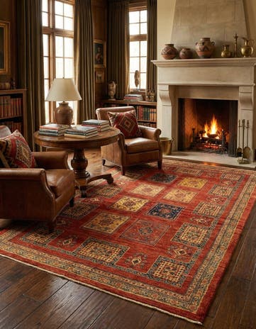 4' 11 x 7' 5 Luribaft Wool Rug