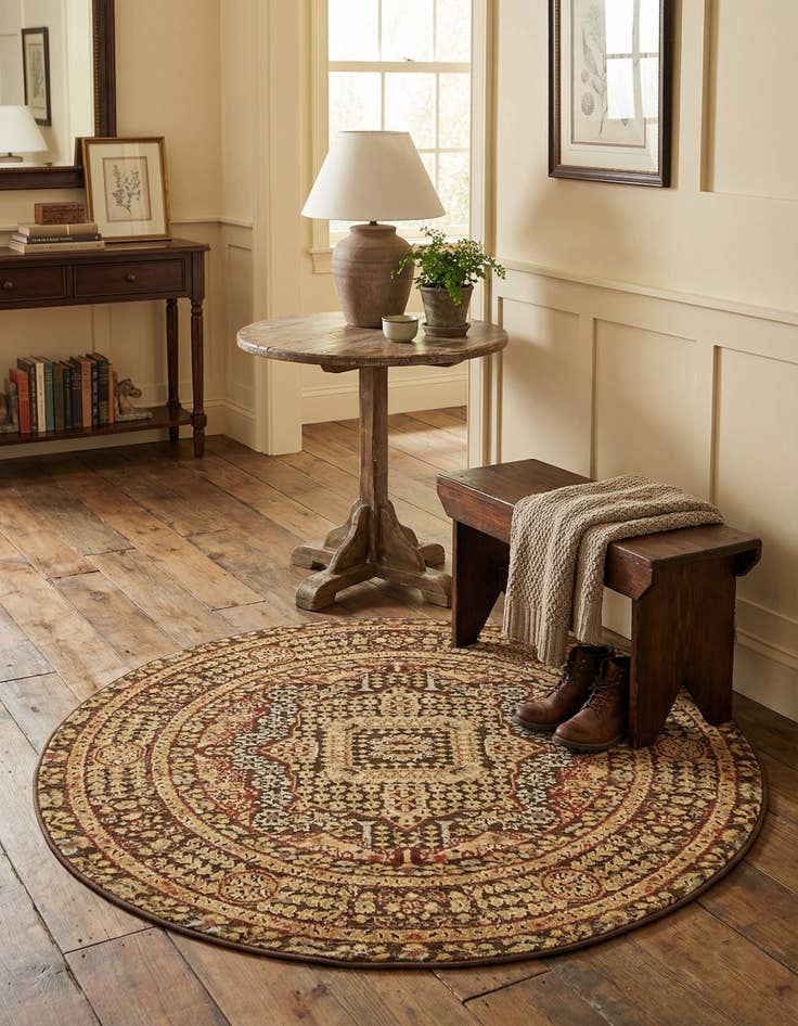 Detail image of 3' x 3' Mamluk Round Rug