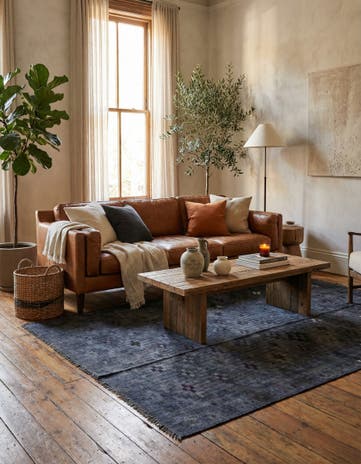 6' 1 x 9' 5 Hand Woven Kilim Fars Wool Rug