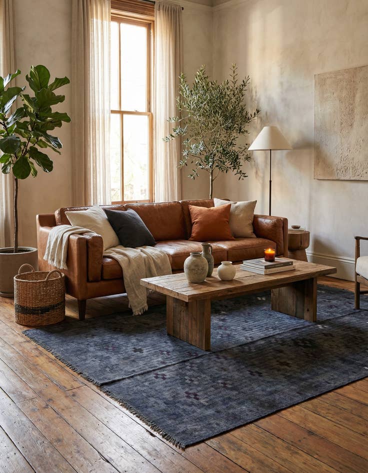 Detail image of 6' 1 x 9' 5 Hand Woven Kilim Fars Wool Rug