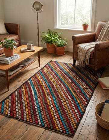 3' x 6' Hand Knotted Balouch Wool Rug