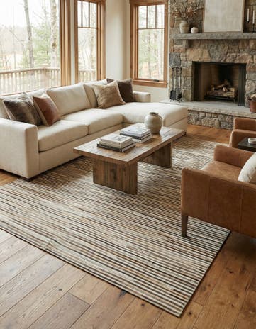 6' 1 x 9' 1 Cowhide - Patchwork Rug