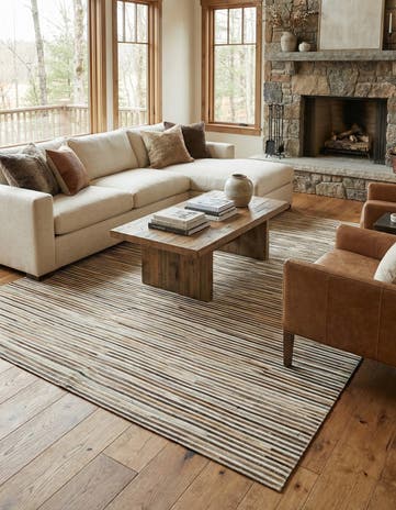 6' 1 x 9' 1 Cowhide - Patchwork Rug