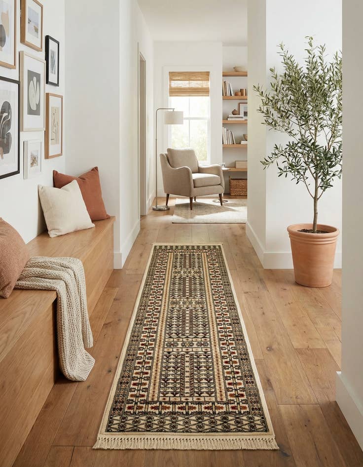 Detail image of 2' x 8' Bokhara Runner Rug