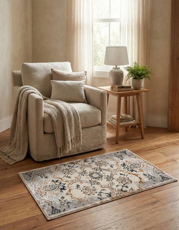 Ivory Gray Highbury Rug