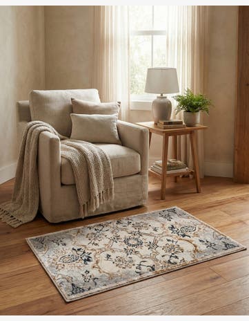 Ivory Gray Highbury Rug