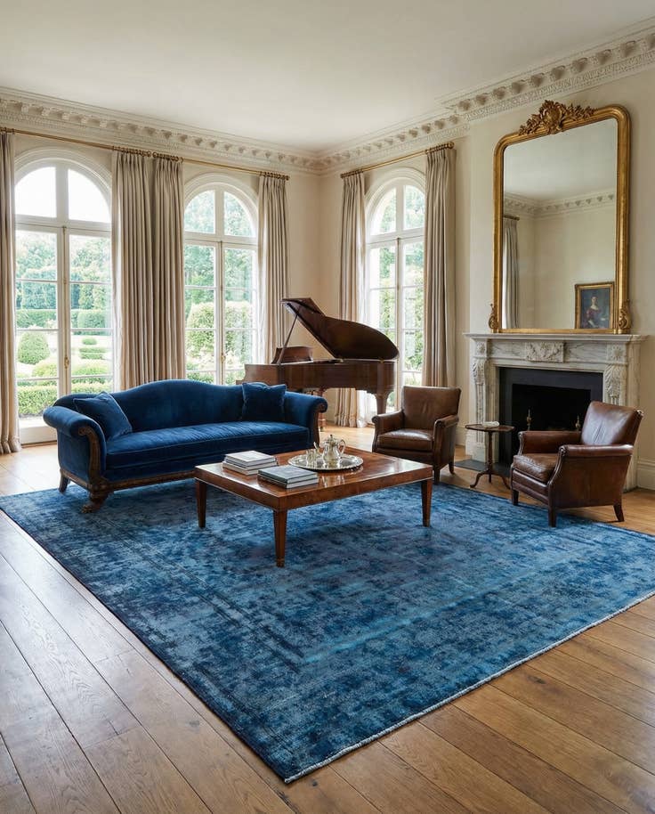 Detail image of 9' 9 x 13' 4 Vintage Royal Wool Rug