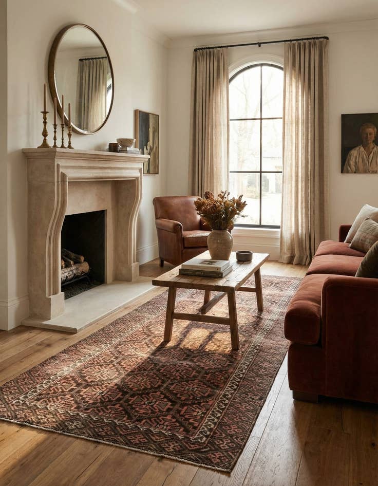 Detail image of 3' 3 x 7' 10  Hand Knotted Ultra Vintage Persian Wool Runner Rug