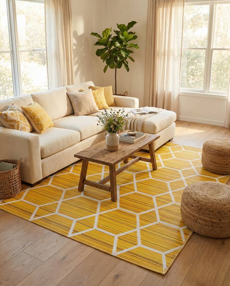 Detail image of 7' 10 x 10' Easy-Clean Vista Breeze Indoor / Outdoor Rug