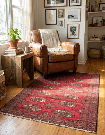 3' x 4' 3 Hand Knotted Ultra Vintage Persian Wool Rug