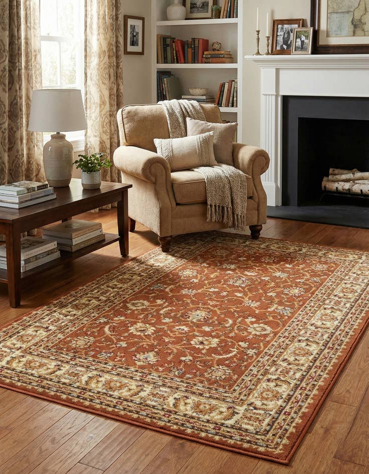 Detail image of 4' x 6' Classic Agra Rug