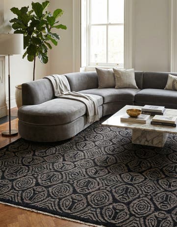 8' 3 x 10' 1 Hand Knotted Darya Wool Rug
