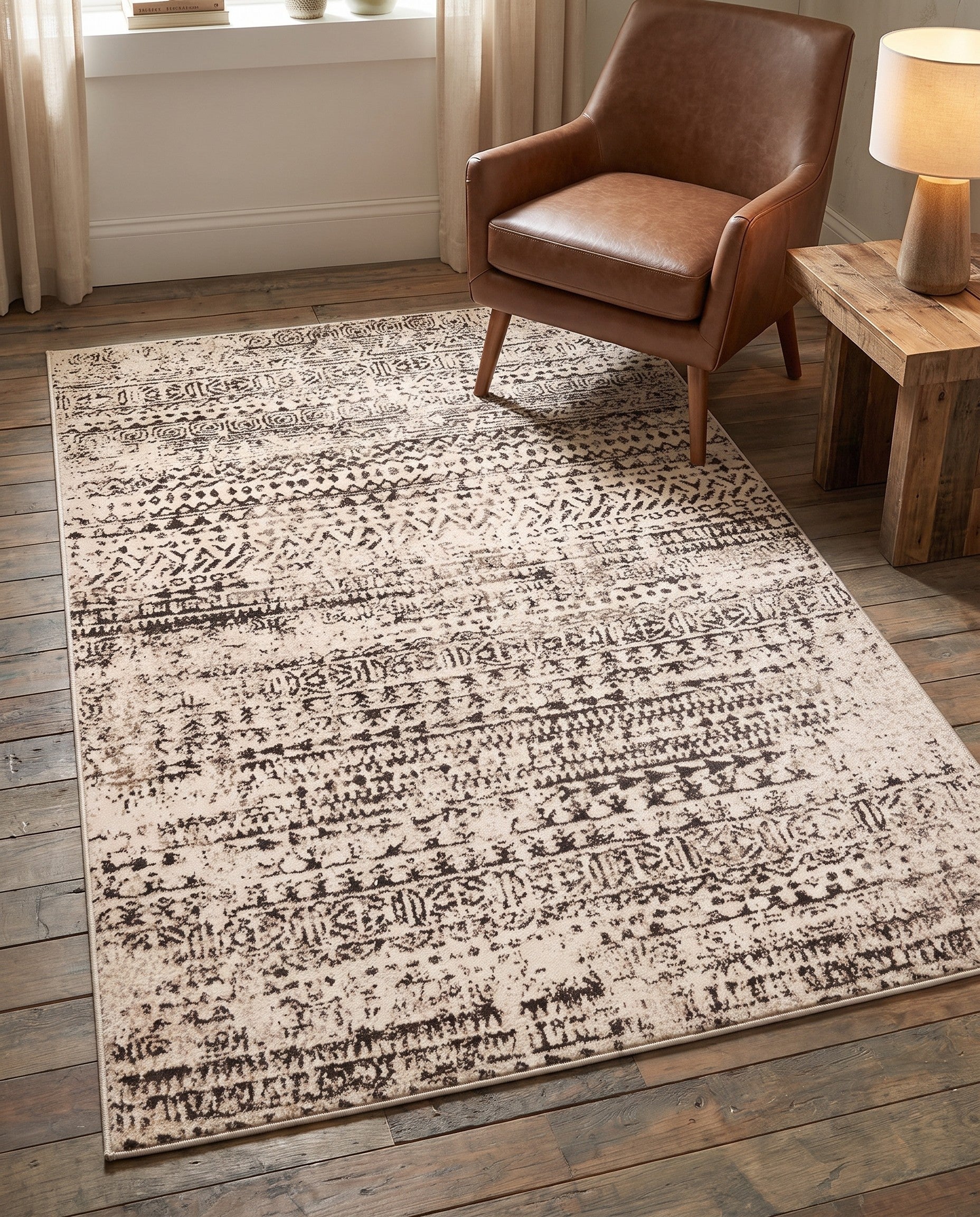 Chocolate Brown Hermitage Rug