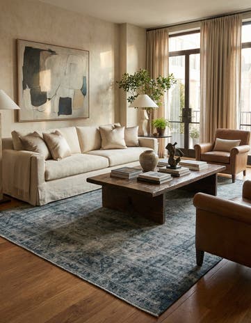 8' 7 x 13' 2 Hand Knotted Ultra Vintage Persian Wool Rug