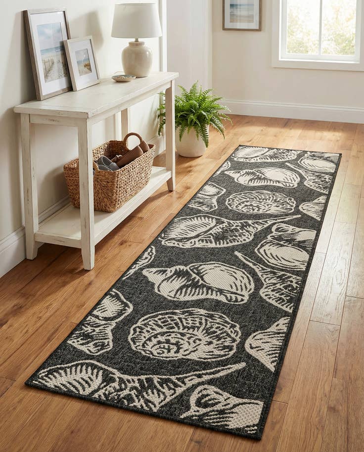 Detail image of 2' x 8' Easy-Clean Coastal Indoor / Outdoor Runner Rug