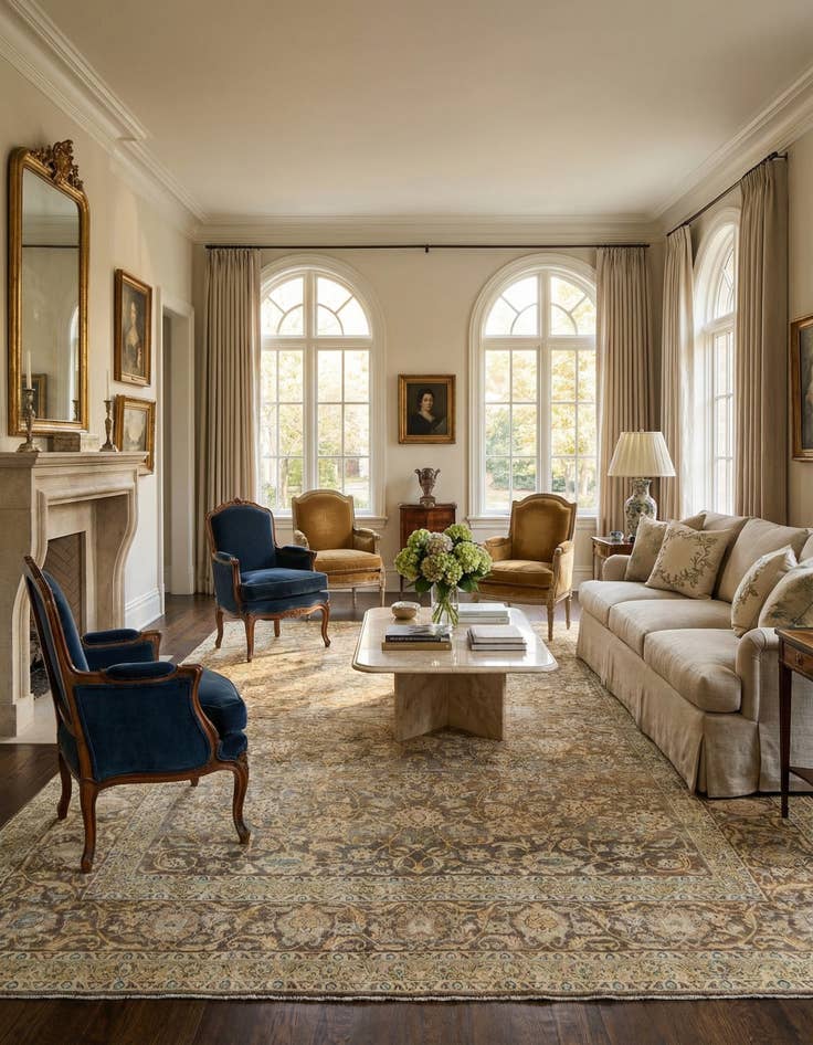 Detail image of 9' 4 x 12' 8 Vintage Royal Rug