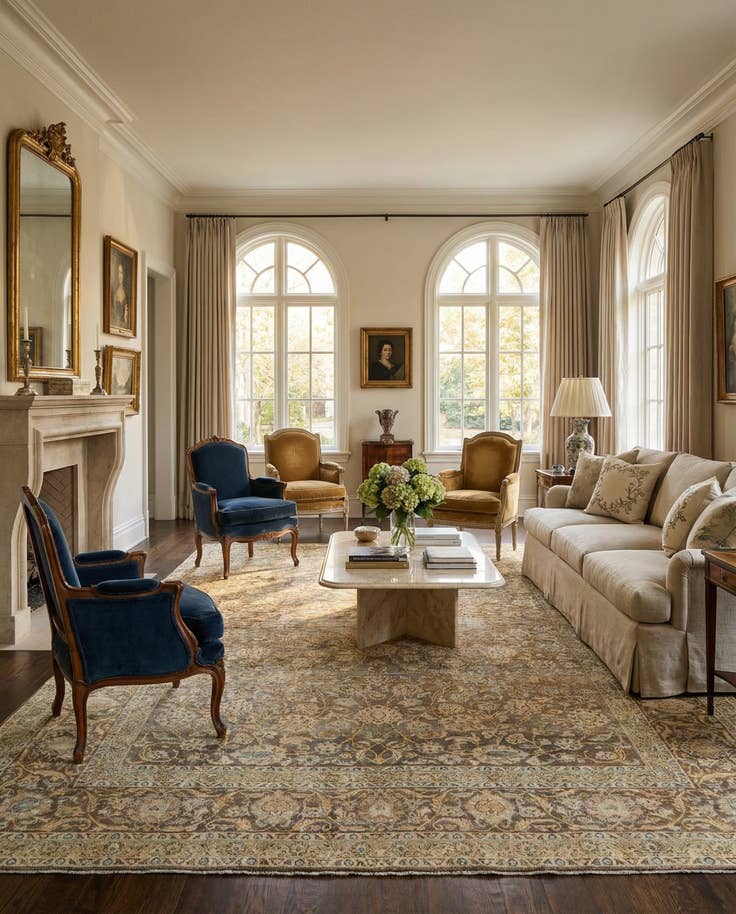 Detail image of 9' 4 x 12' 8 Vintage Royal Rug