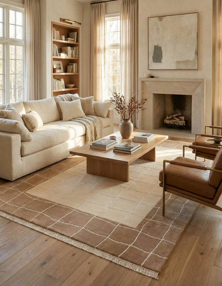 Detail image of 5' 5 x 7' 10  Hand Knotted Darya Rug