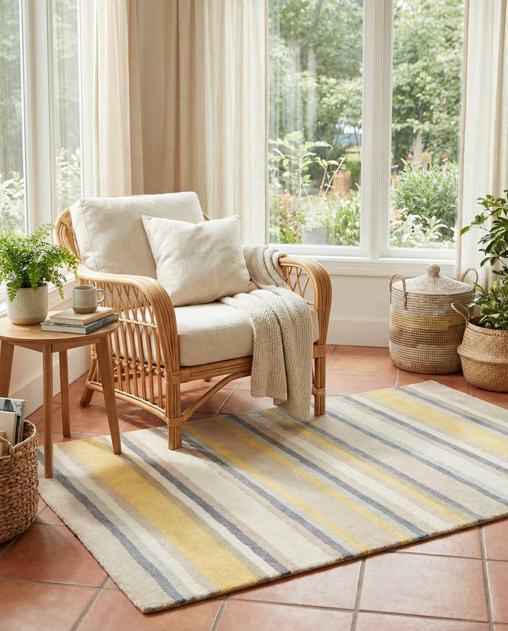 Detail image of 2' 8 x 5' Luna Wool Rug
