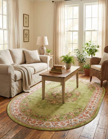 5' 3 x 8' Lucerne Oval Rug