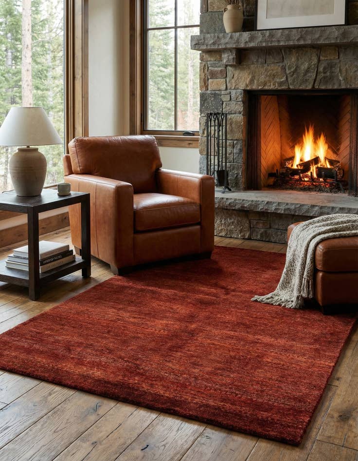 Detail image of  4' 3 x 6' 6 Juma Wool Rug