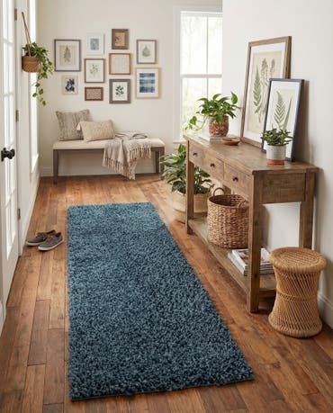  2' 7 x 16' 5 Zermatt Shag Runner Rug
