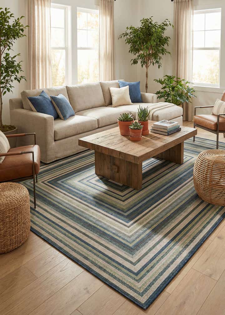 10' x 14' Easy-Clean Baja Indoor / Outdoor Rug