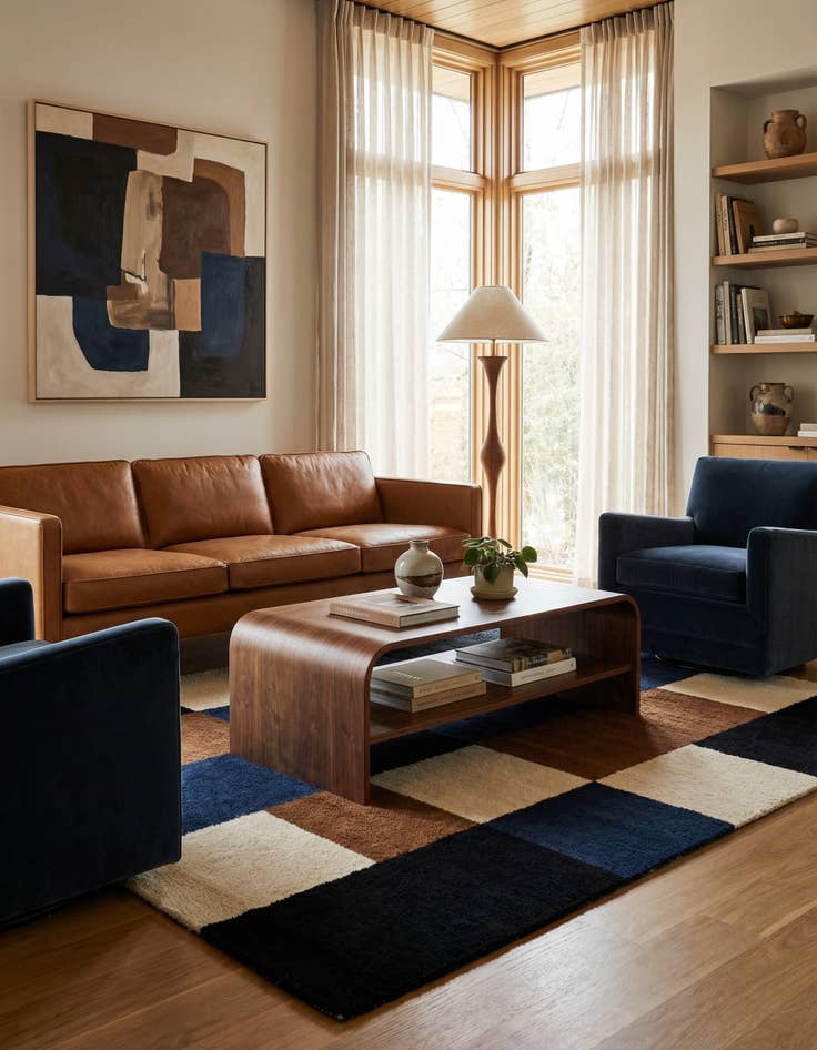 Detail image of 5' 7 x 7' 9 Juma Wool Rug