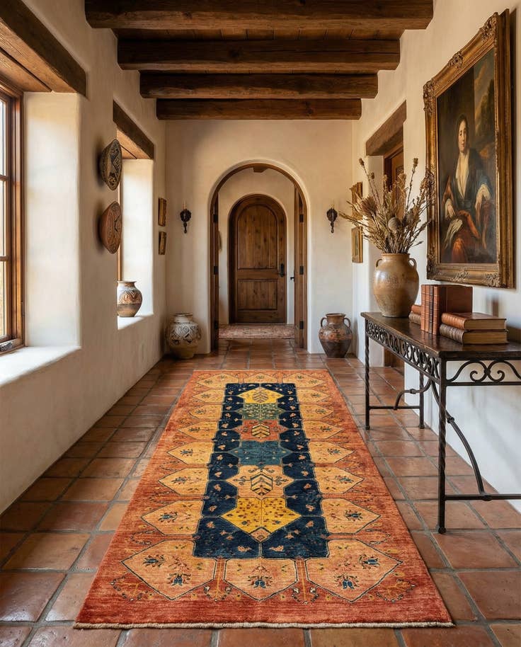 Detail image of 3' x 6' 7 Kashkuli Wool Runner Rug
