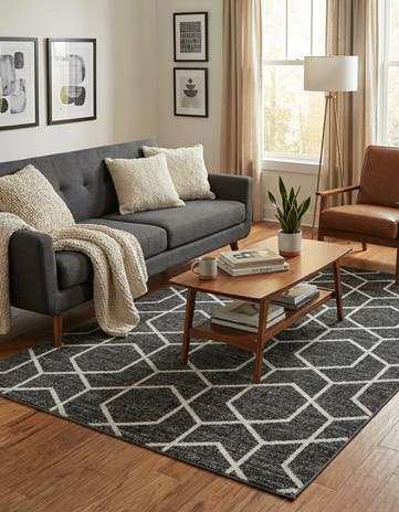 5' 3 x 8' Eco Trellis Rug