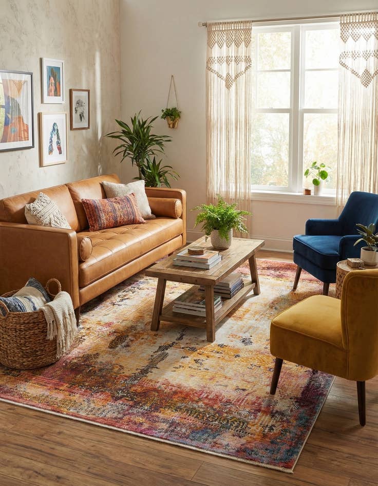 Detail image of  6' x 8' 9 Deepa Rug