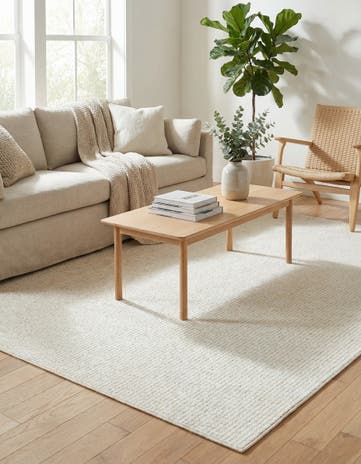 Ivory White Aakaar Rug