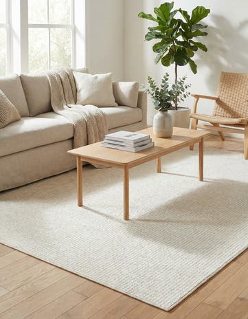 Ivory White Aakaar Rug
