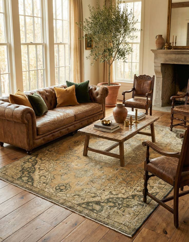 Detail image of 6' 1 x 8' 11 Vintage Rug