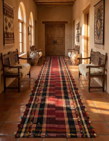 4' 3 x 13' 8 Jajim Runner Rug
