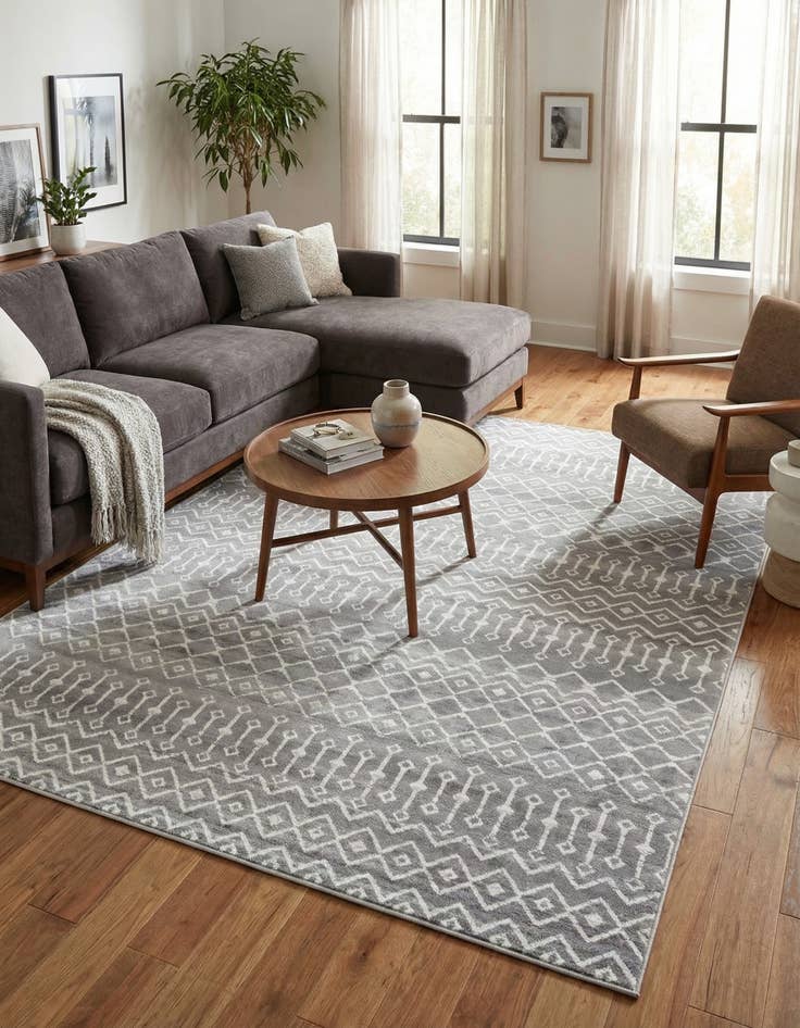 Detail image of  9' x 12' Kasbah Trellis Rug