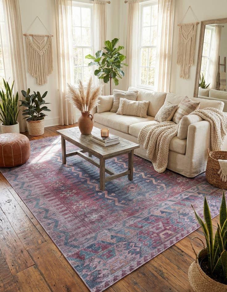 Detail image of  10' 6 x 13'  Washable Sisu Rug