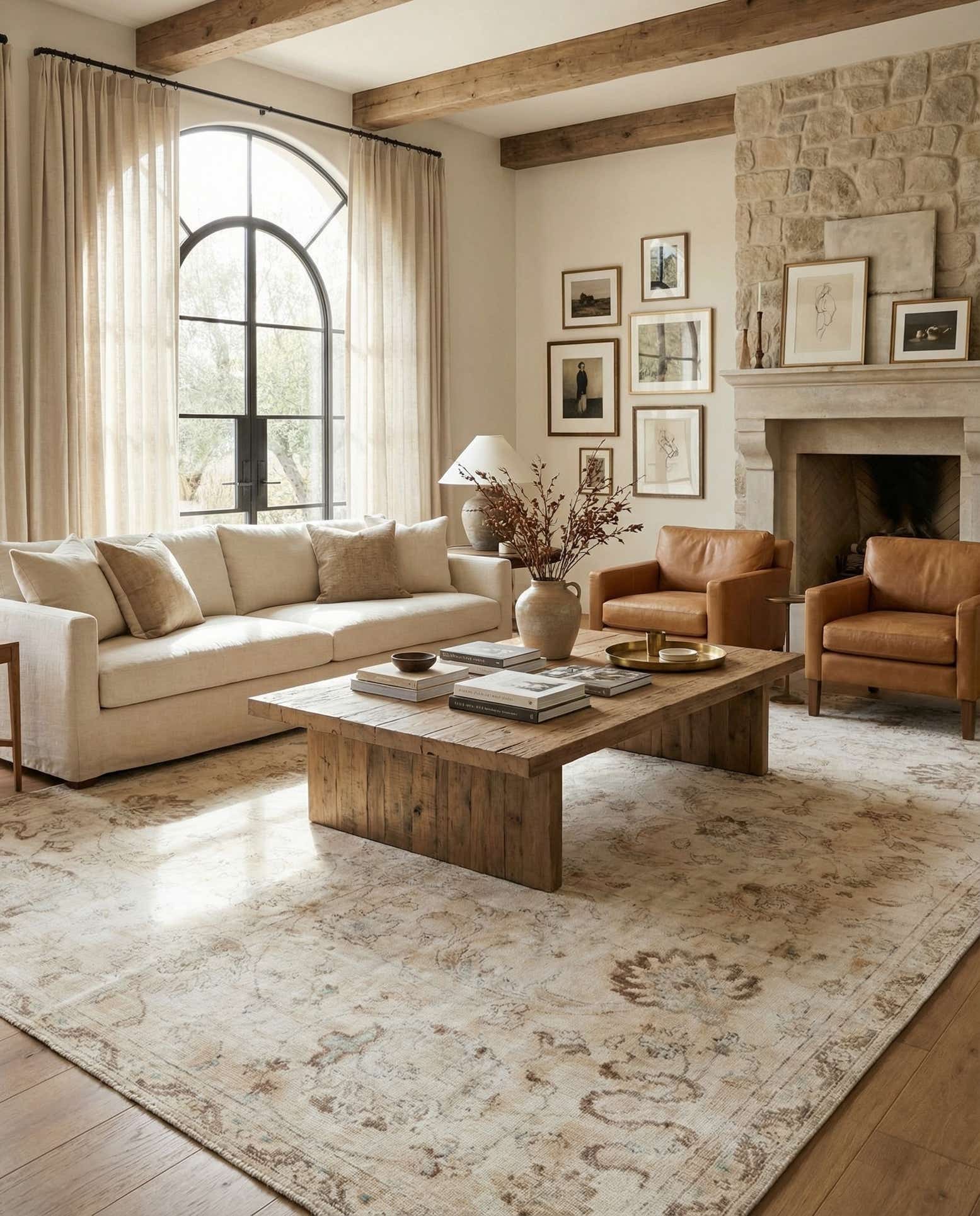 7' 4 x 10' 7 Hand Knotted Ultra Vintage Persian Wool Rug