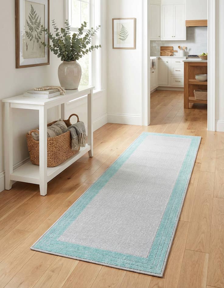 Detail image of 2' x 10' Easy-Clean Aruba Indoor / Outdoor Runner Rug