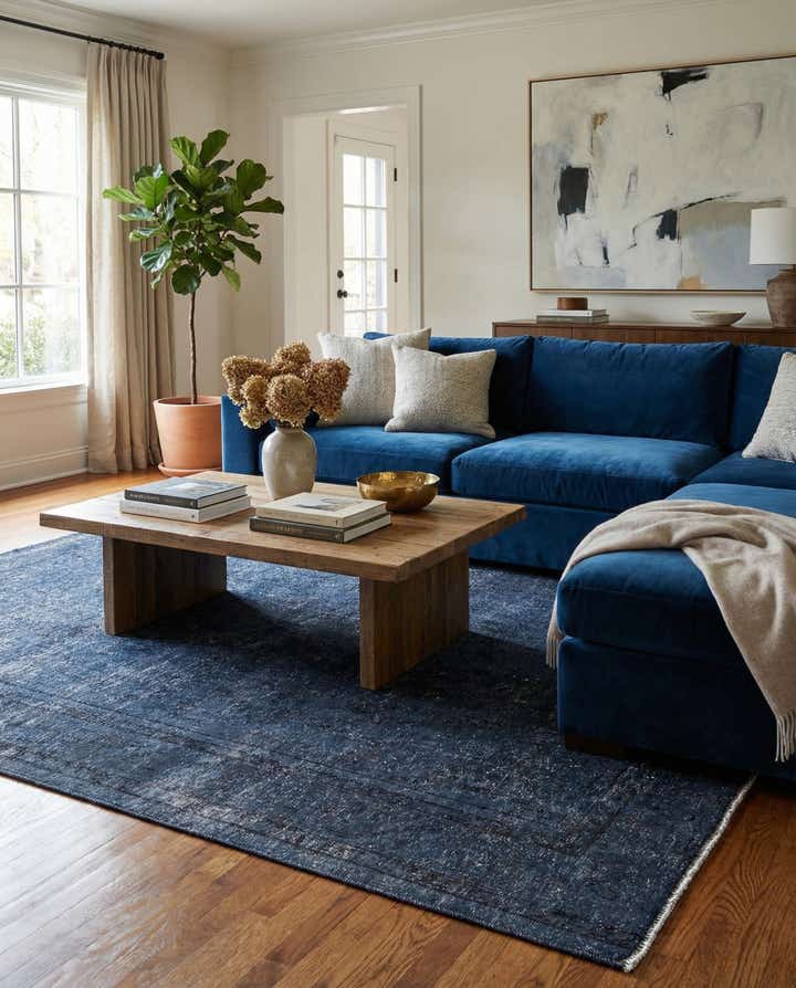 6' 6 x 8' 10 Hand Knotted Ultra Vintage Persian Wool Rug