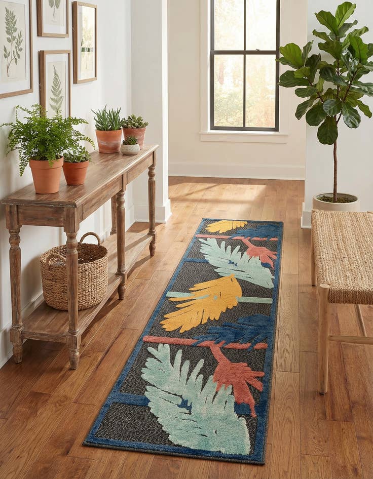 Detail image of  2' x 10'  Washable Belize Indoor / Outdoor Runner Rug