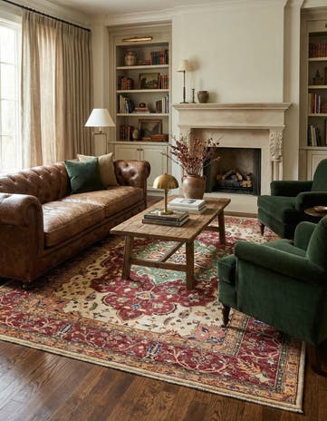 5' 7 x 8' 1 Hand Knotted Ariana Ziegler Oriental Rug