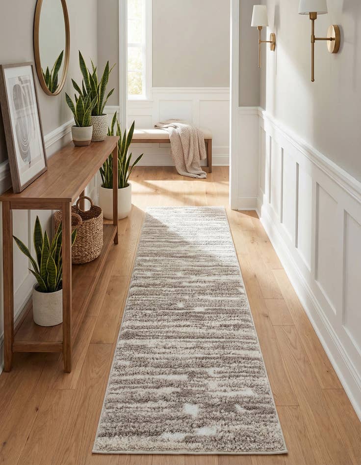 Detail image of  2' x 8' Sepia Runner Rug