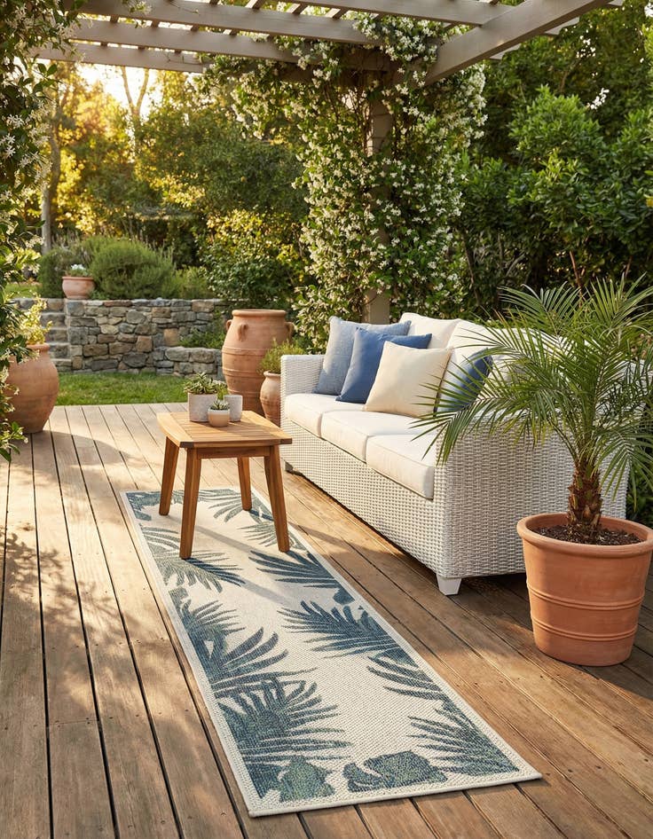 Detail image of 2' x 7' 10  Washable Baja Indoor / Outdoor Runner Rug