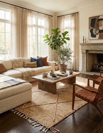 6' 5 x 9' 9 Hand Knotted Moroccan Wool Rug