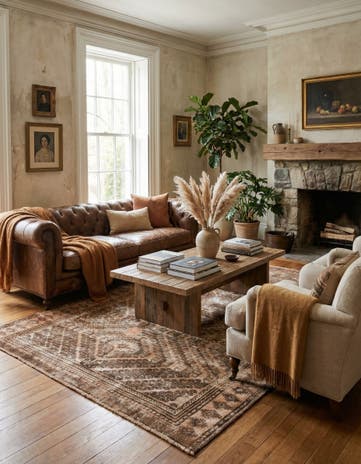 4' 10 x 7' 2 Hand Knotted Ultra Vintage Persian Wool Rug