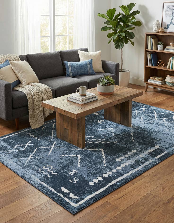 Detail image of 6' x 9' Kamala Washable Rug