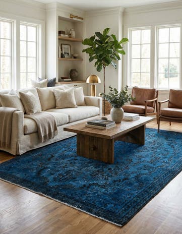 5' 2 x 8' 6 Hand Knotted Ultra Vintage Persian Wool Rug
