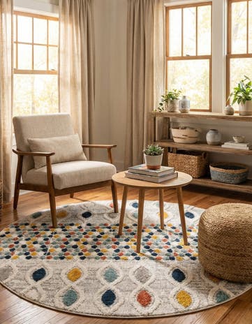 7' x 7' Cherokee Round Rug
